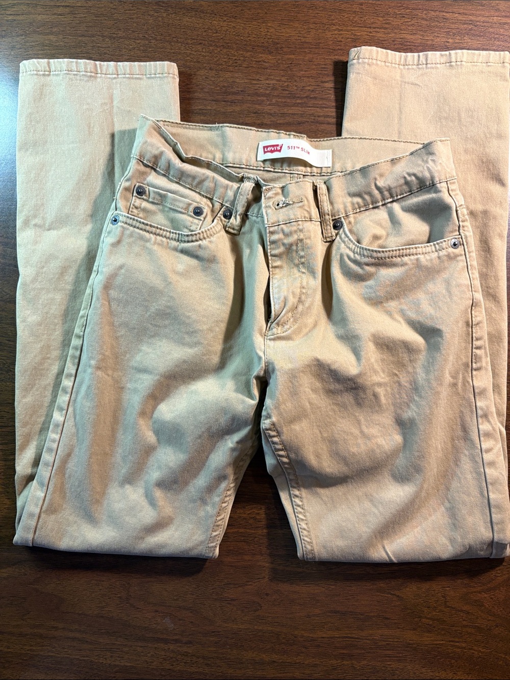 Levi's Kids Tan Straight-Leg Jeans